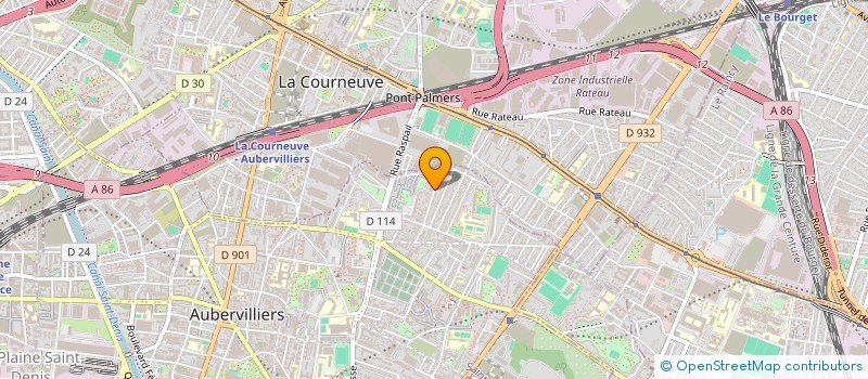 localisation de l'entreprise MONSIEUR YVON PIERRES  AUBERVILLIERS