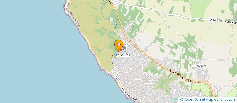 localisation de l'entreprise MONSIEUR YVON PINEAU  BRETIGNOLLES-SUR-MER