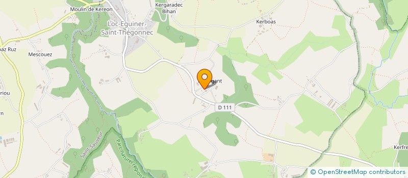 localisation de l'entreprise MONSIEUR YVON POULIQUEN à SAINT-THEGONNEC LOC-EGUINER
