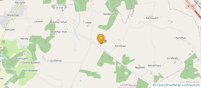 localisation de l'entreprise MONSIEUR YVON QUILLAY  LOCOAL-MENDON