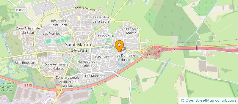 localisation de l'entreprise MONSIEUR YVON RATEAU à SAINT-MARTIN-DE-CRAU