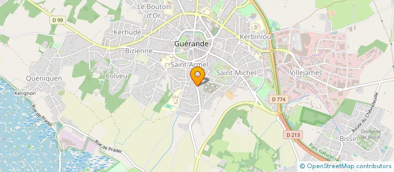 localisation de l'entreprise MONSIEUR YVON RENE GEORGES D'HOMMEAUX à GUERANDE