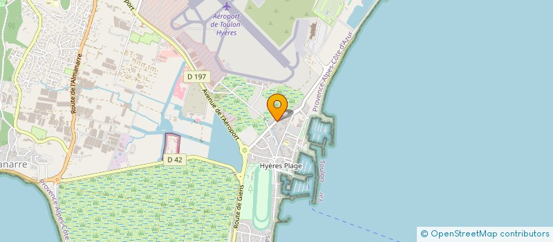localisation de l'entreprise MONSIEUR YVON ROBERT à HYERES