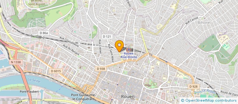 localisation de l'entreprise MONSIEUR YVON ROBERT  ROUEN