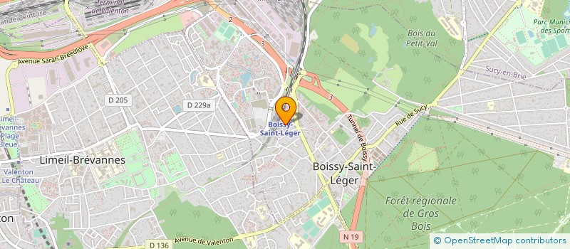 localisation de l'entreprise MONSIEUR YVON ROCH SOUZA à BOISSY-SAINT-LEGER