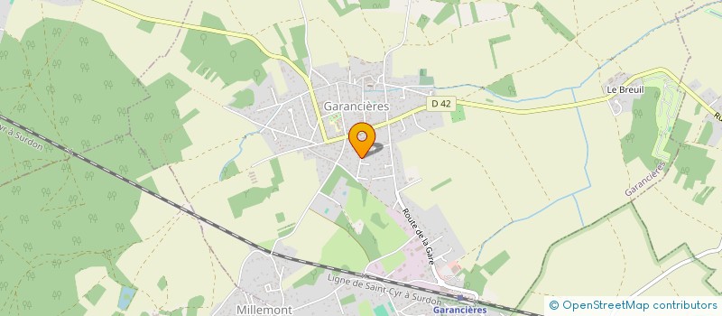 localisation de l'entreprise MONSIEUR YVON ROUAULT à GARANCIERES