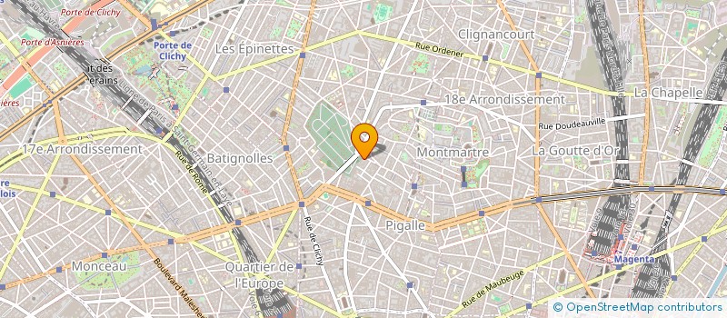 localisation de l'entreprise MONSIEUR YVON ROY à PARIS