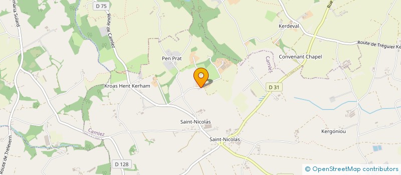 localisation de l'entreprise MONSIEUR YVON SAVIDAN  LA ROCHE-JAUDY