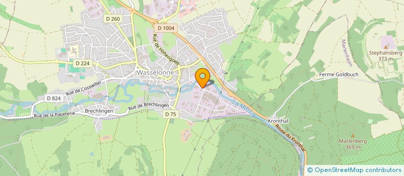 localisation de l'entreprise MONSIEUR YVON SCHOTT  WASSELONNE