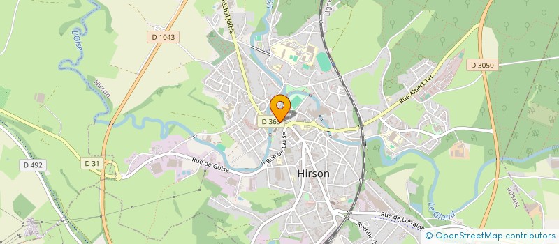 localisation de l'entreprise MONSIEUR YVON TANT  HIRSON