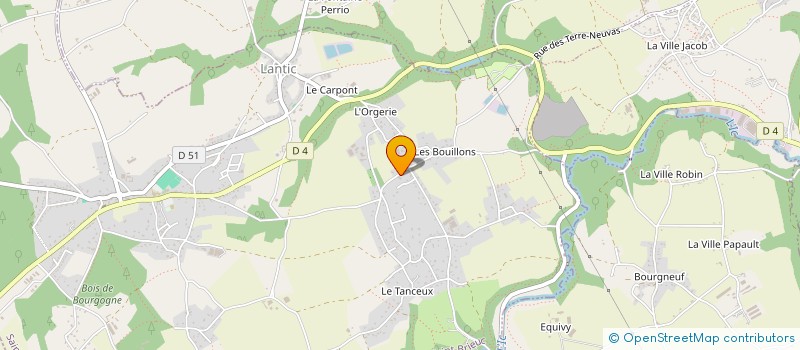 localisation de l'entreprise MONSIEUR YVON THOMAS  LANTIC