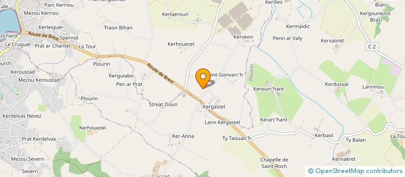 localisation de l'entreprise MONSIEUR YVON UGUEN  PLOURIN