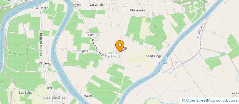 localisation de l'entreprise MONSIEUR YVON VALEYE  LIZAC