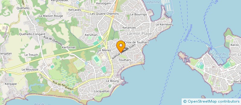 localisation de l'entreprise MONSIEUR YVONICK BERNARD à LARMOR-PLAGE