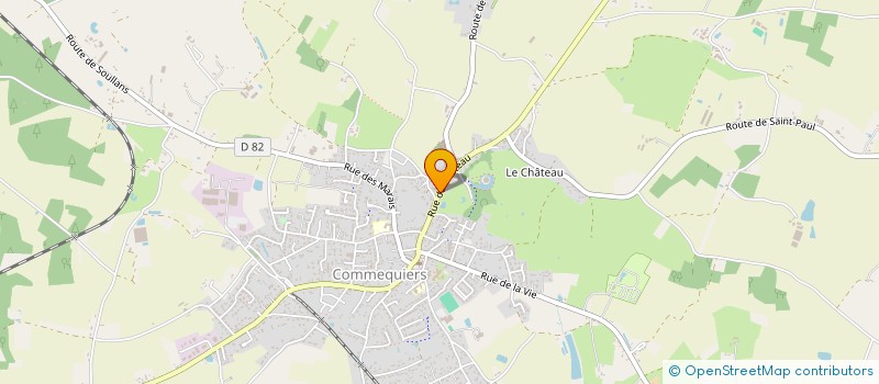 localisation de l'entreprise MONSIEUR YVONICK CHAILLOUX  COMMEQUIERS