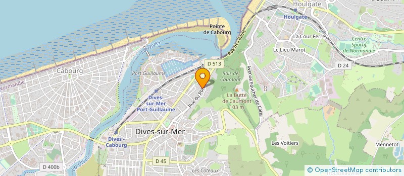 localisation de l'entreprise MONSIEUR YVONICK ROUYER à DIVES-SUR-MER