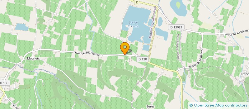 localisation de l'entreprise MONSIEUR YVONICK YONNET  MOULIETS-ET-VILLEMARTIN