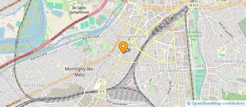 localisation de l'entreprise MONSIEUR YVONNICK BLAISE  METZ