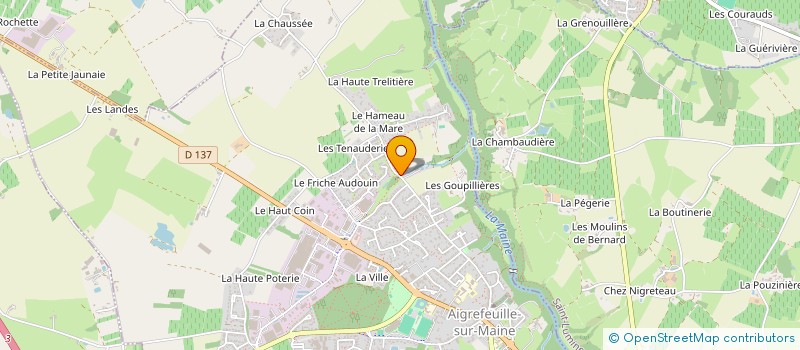 localisation de l'entreprise MONSIEUR YVONNICK BLANCHARD  AIGREFEUILLE-SUR-MAINE