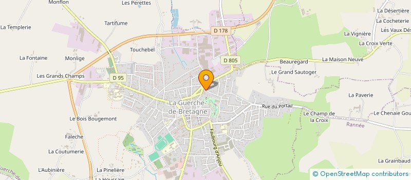 localisation de l'entreprise MONSIEUR YVONNICK CELLIER à LA GUERCHE-DE-BRETAGNE