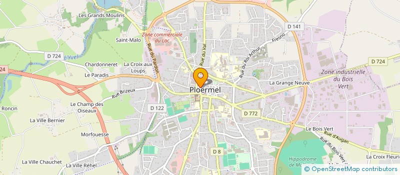 localisation de l'entreprise MONSIEUR YVONNICK ECHELARD à PLOERMEL