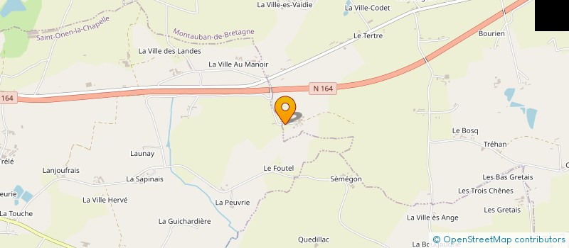localisation de l'entreprise MONSIEUR YVONNICK FERRE à MONTAUBAN-DE-BRETAGNE
