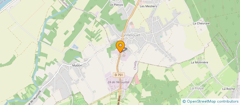 localisation de l'entreprise MONSIEUR YVONNICK LE FUR à CANDE-SUR-BEUVRON
