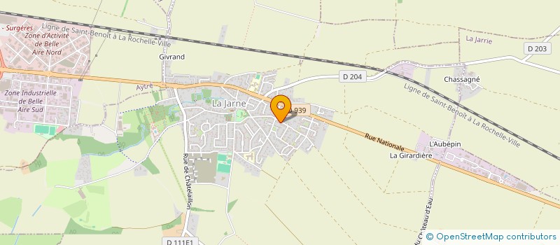 localisation de l'entreprise MONSIEUR YVONNICK LELOUP  LA JARNE