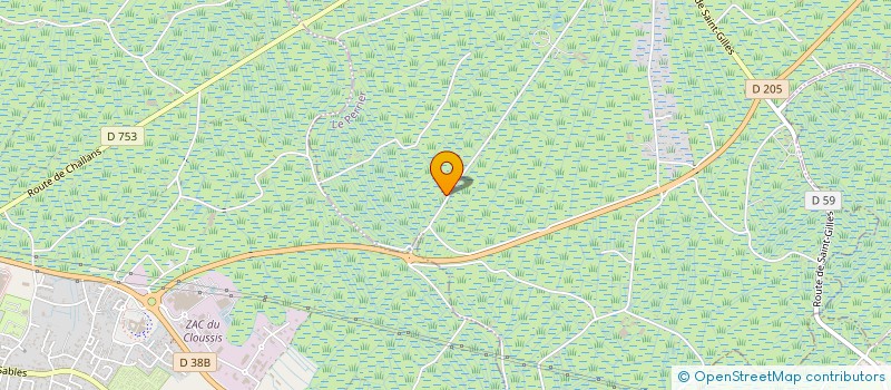 localisation de l'entreprise MONSIEUR YVONNICK MORNET  LE PERRIER