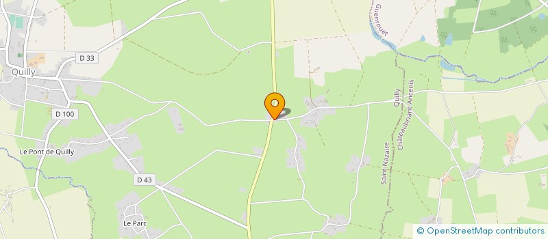 localisation de l'entreprise MONSIEUR YVONNICK POTIRON  QUILLY