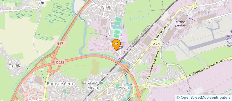 localisation de l'entreprise MONSIEUR YVONNICK ROUAUD  TRIGNAC