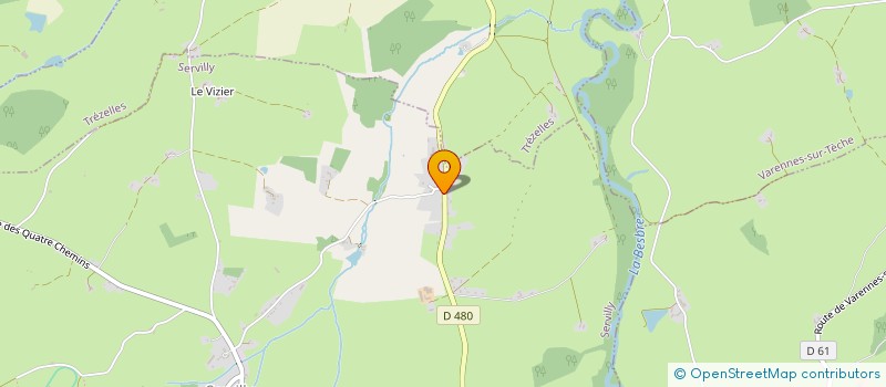 localisation de l'entreprise MONSIEUR YVONS BERARD  SERVILLY