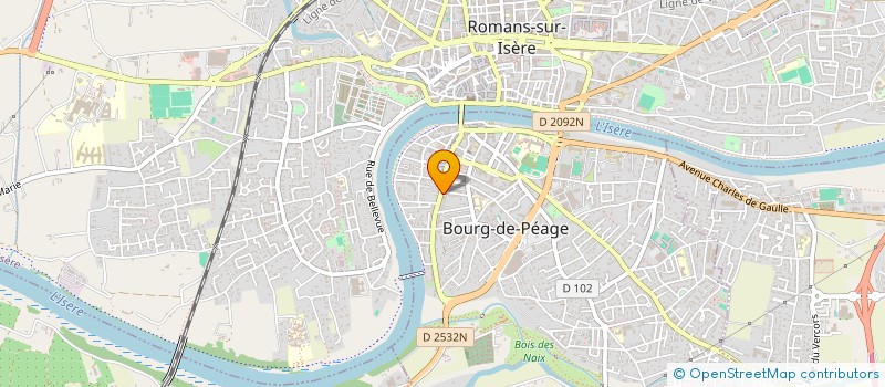 localisation de l'entreprise MONSIEUR YVORI PIERRE  BOURG-DE-PEAGE