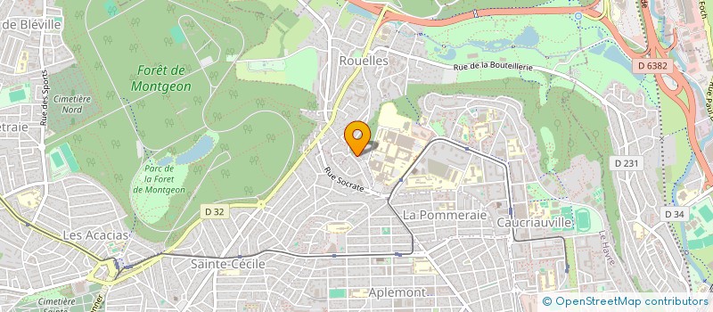 localisation de l'entreprise MONSIEUR YVRIC ETIENNE  LE HAVRE