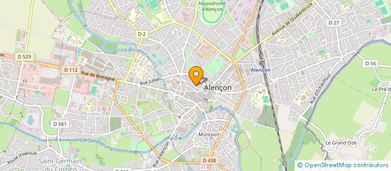 localisation de l'entreprise MONSIEUR YVRIN LORIQUER à ALENCON