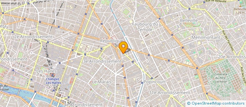 localisation de l'entreprise MONSIEUR YVVES LAVERRGNE  PARIS