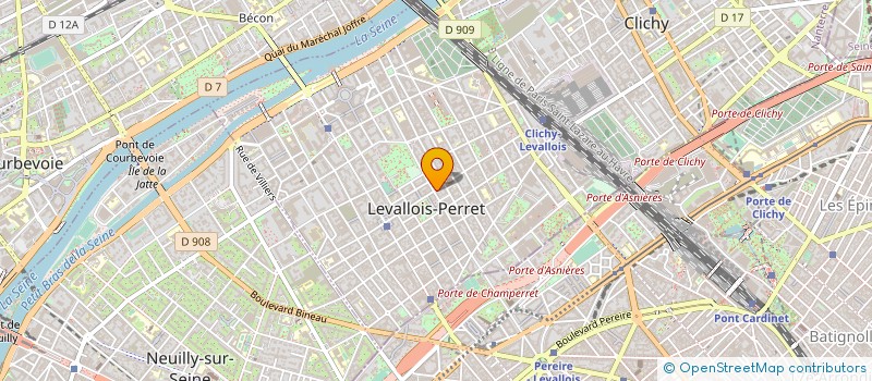 localisation de l'entreprise MONSIEUR Z à LEVALLOIS-PERRET
