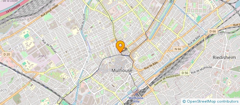 localisation de l'entreprise MONSIEUR ZABIHULLAH AMIRI  MULHOUSE