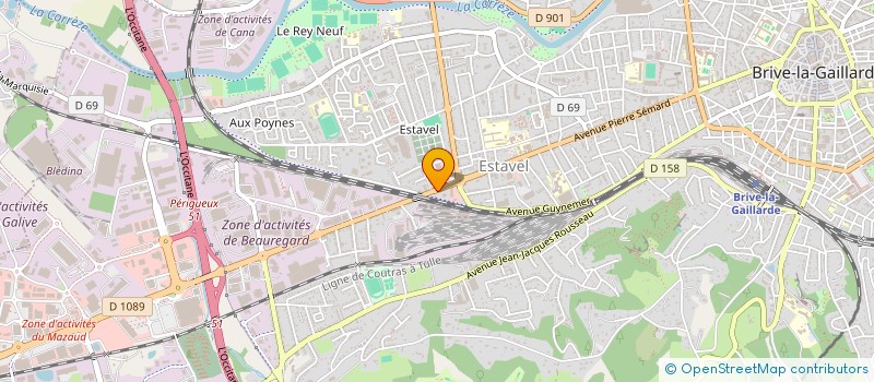 localisation de l'entreprise MONSIEUR ZABIHULLAH MOMAND  BRIVE-LA-GAILLARDE