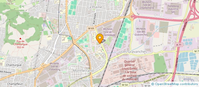 localisation de l'entreprise MONSIEUR ZABIHULLAH MUSTAAN  CLERMONT-FERRAND