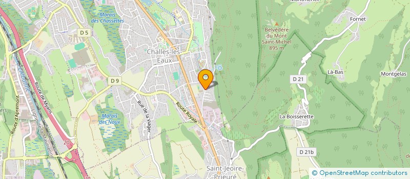 localisation de l'entreprise MONSIEUR ZABIHULLAH SHERZAD  CHALLES-LES-EAUX