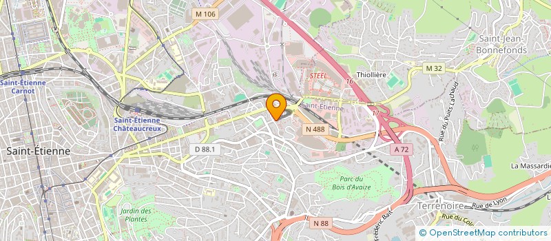 localisation de l'entreprise MONSIEUR ZABIHULLAH TAKAL  SAINT-ETIENNE