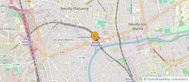 localisation de l'entreprise MONSIEUR ZABIHULLAH ZAHID  NEUILLY-PLAISANCE