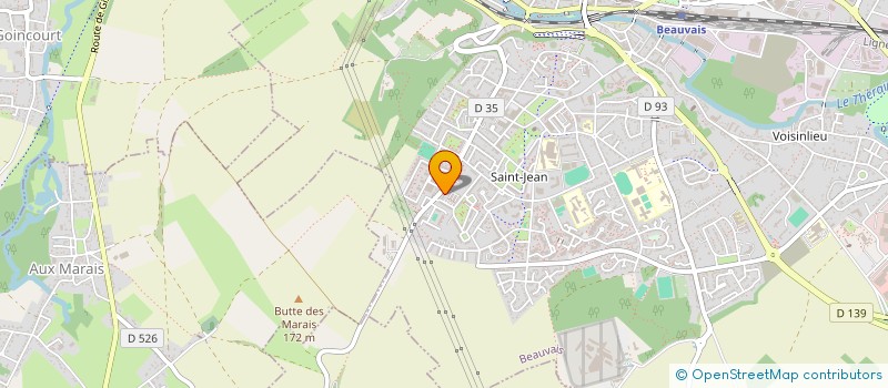 localisation de l'entreprise MONSIEUR ZABIHULLAH ZAHIR  BEAUVAIS