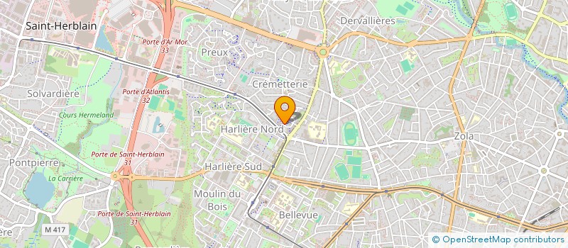 localisation de l'entreprise MONSIEUR ZABIULLAH AMEERI  SAINT-HERBLAIN