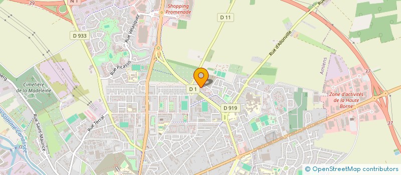 localisation de l'entreprise MONSIEUR ZABIULLAH AZIZI à AMIENS