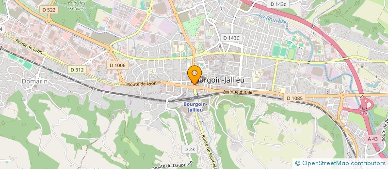 localisation de l'entreprise MONSIEUR ZABIULLAH MORADI  BOURGOIN-JALLIEU