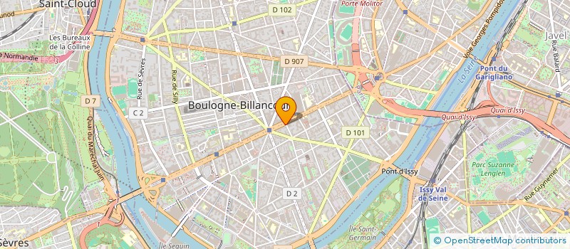 localisation de l'entreprise MONSIEUR ZABIULLAH PEYMAN à BOULOGNE-BILLANCOURT