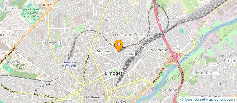 localisation de l'entreprise MONSIEUR ZABIULLAH SEDIQI à LIMOGES