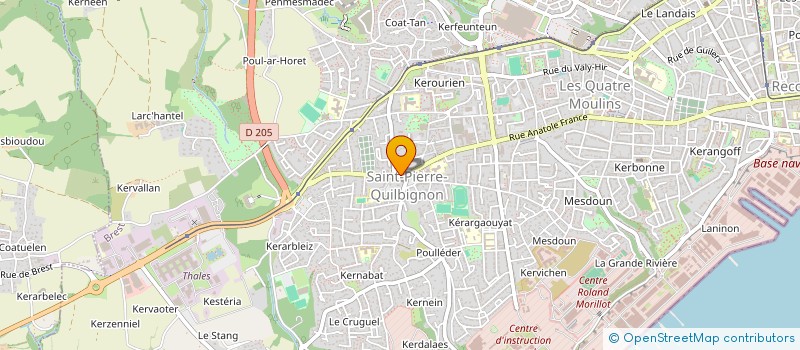 localisation de l'entreprise MONSIEUR ZABIULLAH TARAKHIL  BREST